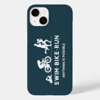 Indigo Blue ・ Swim Bike Run Triathlon Icon Series