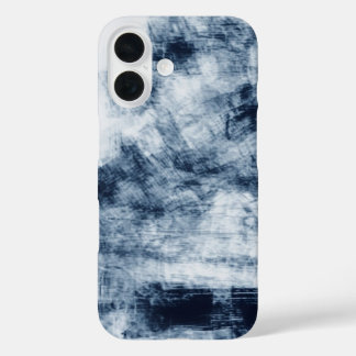 Coque Pour iPhone 16 Indigo Brushstroke Chaos