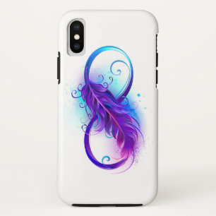 Case-Mate iPhone Case Infini avec plume violette