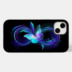 Coque Case-Mate iPhone Infinité brillante avec papillon magique