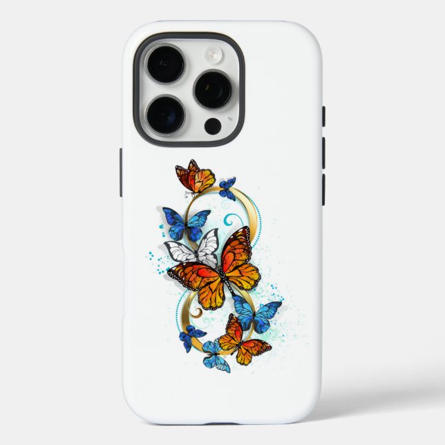 Coques Case-Mate iPhone Infinité de papillons monarques (Verso)