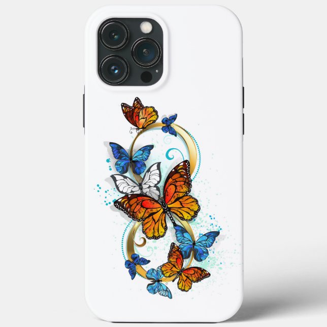 Coques Case-Mate iPhone Infinité de papillons monarques (Verso)