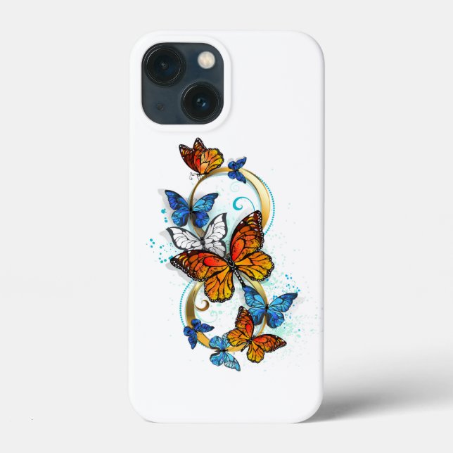 Coques Case-Mate iPhone Infinité de papillons monarques (Verso)