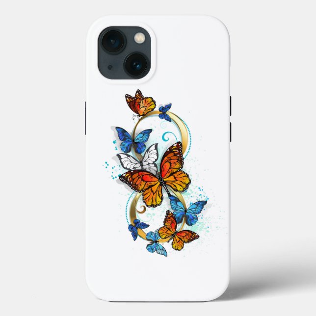Coques Case-Mate iPhone Infinité de papillons monarques (Verso)