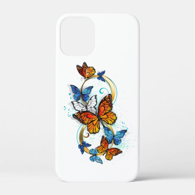 Coques Case-Mate iPhone Infinité de papillons monarques (Verso)