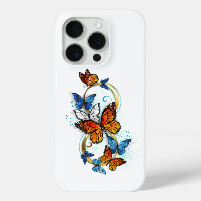 Coques Case-Mate iPhone Infinité de papillons monarques (Verso)