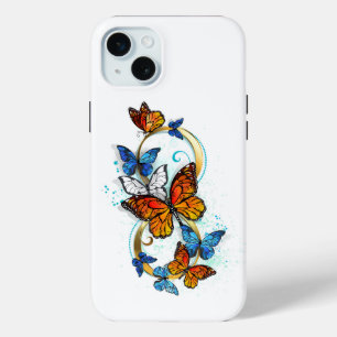 Coque Case-Mate iPhone Infinité de papillons monarques