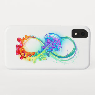 Case-Mate iPhone Case Infinity avec Rainbow Jellyfish