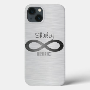 Case-Mate iPhone Case Infinity Symbole de la fausse métal texture by STa