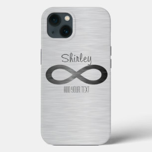 Case-Mate iPhone Case Infinity Symbole de la fausse métal texture by STa