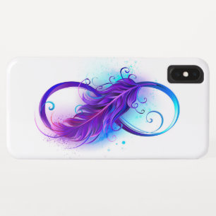 Case-Mate iPhone Case Infinity with purple feather