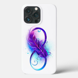 Case-Mate iPhone Case Infinity with purple feather