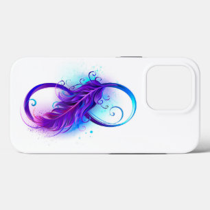 Case-Mate iPhone Case Infinity with purple feather