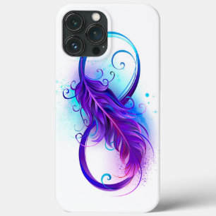 Case-Mate iPhone Case Infinity with purple feather