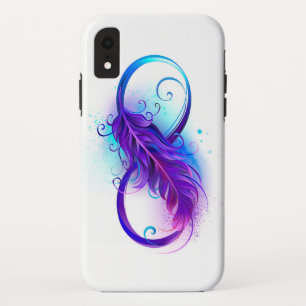 Case-Mate iPhone Case Infinity with purple feather