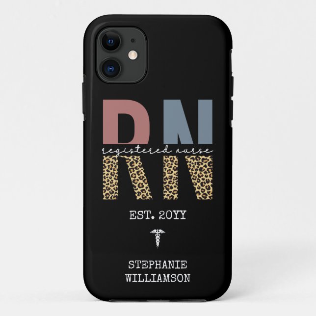 Coques Case-Mate iPhone Infirmière inscrite à la RN personnalisée (Dos)