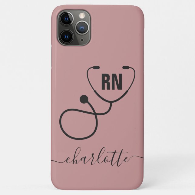 Coques Case-Mate iPhone Infirmière inscrite à la RN personnalisée (Dos)