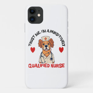 Case-Mate iPhone Case Infirmière qualifiée Pawsitively