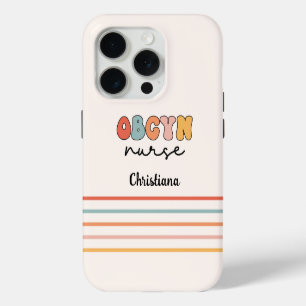 Coque Case-Mate iPhone Infirmière Retro OBGYN personnalisée