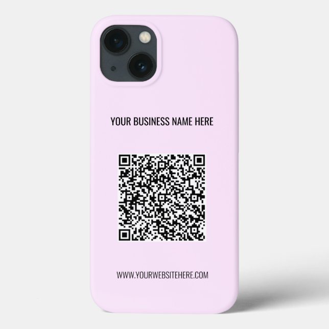 Coques Case-Mate iPhone Informations d'analyse de code QR et texte personn (Verso)