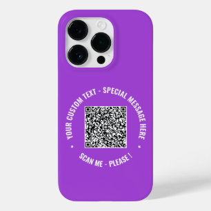 Coque Case-Mate iPhone Informations d'analyse de code QR personnalisé Vot