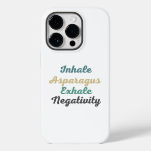 Coque Case-Mate iPhone Inhale Asparagus Exhale Négativité Téléphone Case