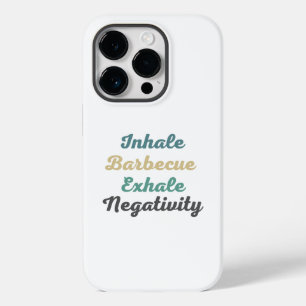 Coque Case-Mate iPhone Inhale Barbecue Exhale Négativité Téléphone Case