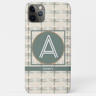 Case-Mate iPhone Case INITIAL customisé & NOM MOTIF DRAGONFLY