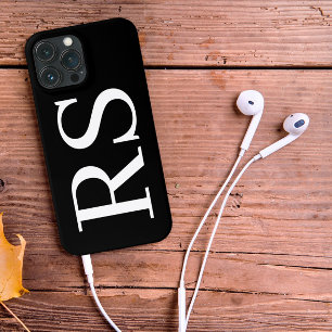 Case-Mate iPhone Case Initiales minimalistes modernes Monogramme Coque-M