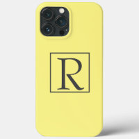 Initiales Monogrammes gris jaune gris gris personn