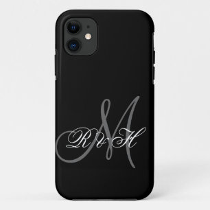 Case-Mate iPhone CASE INITIATIVES DE MONOGRAMME NOIR GRAY