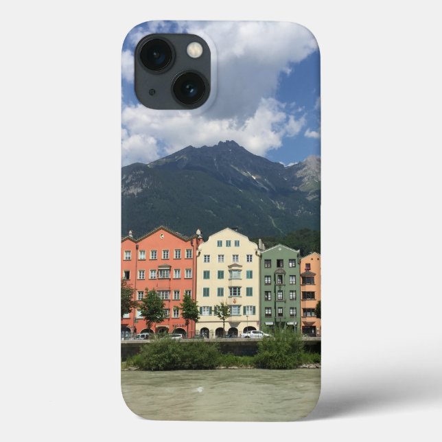 Coques Case-Mate iPhone Innsbruck, ville dans les Alpes (Verso)