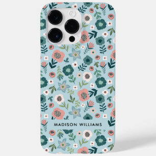 Coque Case-Mate iPhone Inscription modifiable Fleurs Minimaliste Coque-Ma