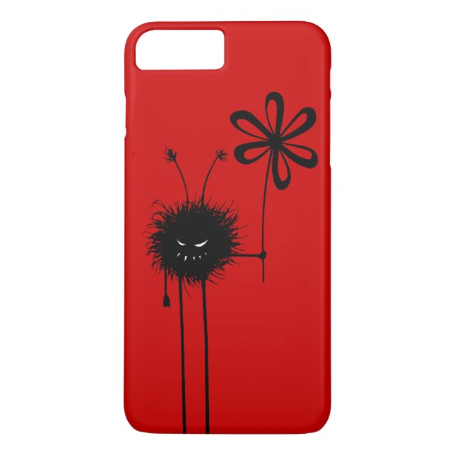 Coques Case-Mate iPhone Insecte mauvais rouge personnalisable de fleur (Dos)