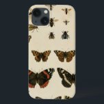Case-Mate iPhone Case Insectes de jardin par le studio de vision<br><div class="desc">Ce morceau de studio de vision est un rêve d'entomologistes ! Des insectes de jardin sont dessinés sur un arrière - plan crème,  montré dans le détail achingly beau. Si vous aimez des insectes c'est la copie pour vous !</div>