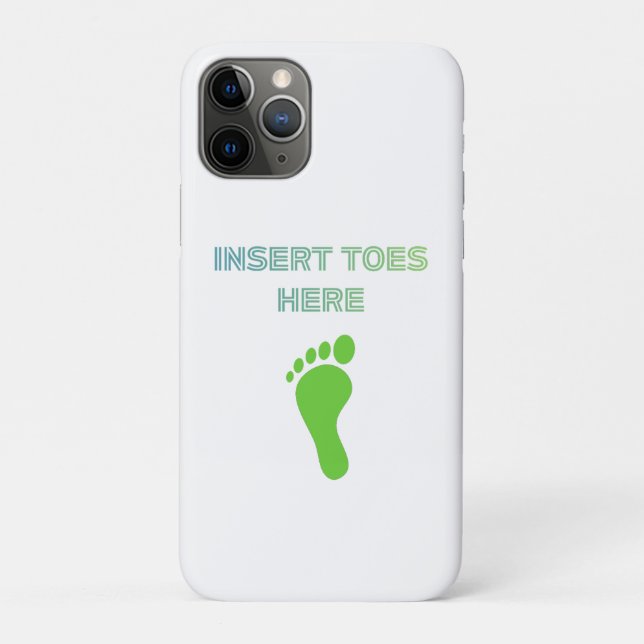 Coques Case-Mate iPhone Insert Toes Here (Dos)