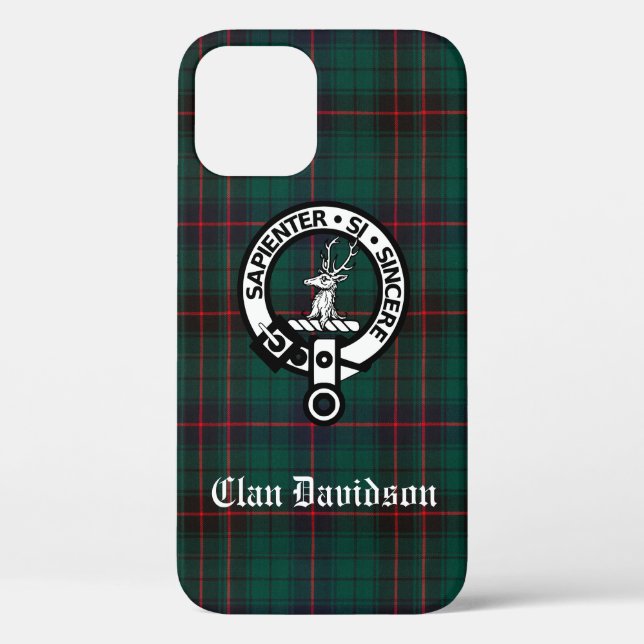 Coques Case-Mate iPhone Insigne de Clan Davidson et Tartan (Verso)