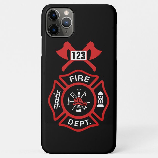 Coques Case-Mate iPhone Insigne de corps de sapeurs-pompiers (Dos)