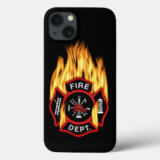 Etui iPhone 13 Insigne d'incendie du service d'incendie