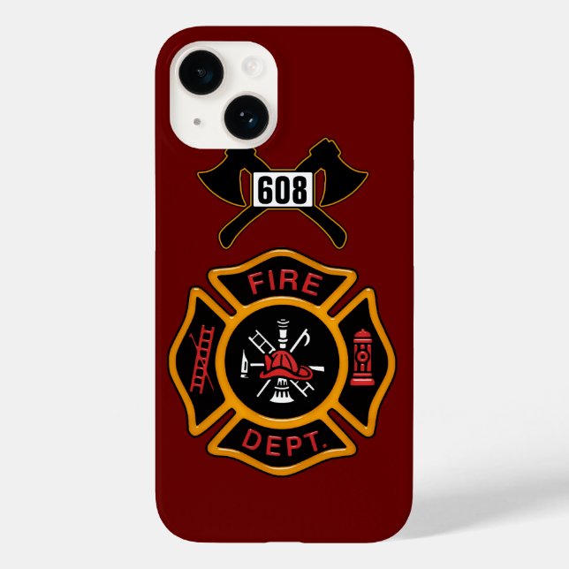 Coques Case-Mate iPhone Insigne du service d'incendie (Verso)