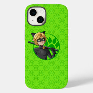 Coque Case-Mate iPhone Insigne vert Cat Noir