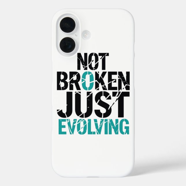 Coques Case-Mate iPhone Inspirant Pas Cassé, Simplement en Évolution (Verso)