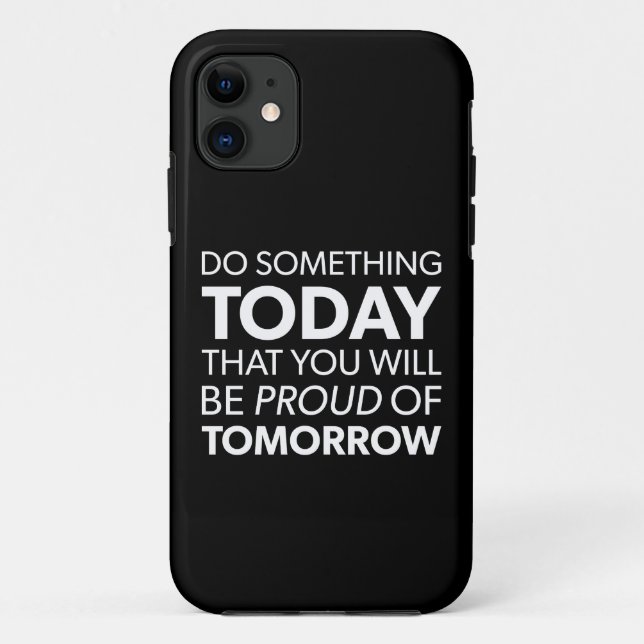 Coques Case-Mate iPhone Inspiration, Faites Quelque Chose Aujourd'Hui, Soy (Dos)