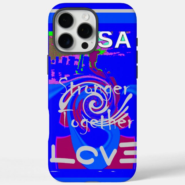 Coques Case-Mate iPhone Inspiration USA Nous Sommes Forts Ensemble Avec Am (Verso)