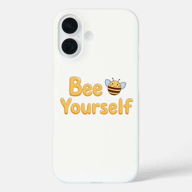 Coques Case-Mate iPhone Inspirational "Be Yourself" Positive Message (Verso)