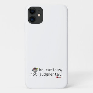 Case-Mate iPhone Case Inspirationnel Soyez Curieux Pas Jugement Téléphon