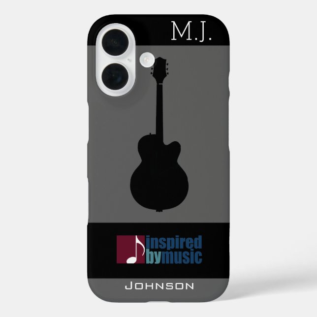 Coques Case-Mate iPhone inspiré de la musique / guitare (Verso)