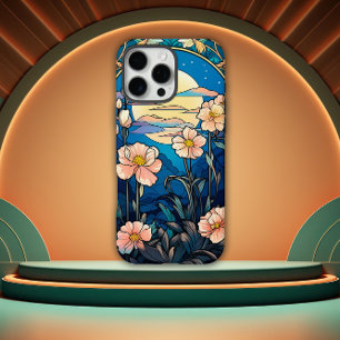 Coque iPhone 16 Pro Max Inspiré de l'Art Nouveau floral