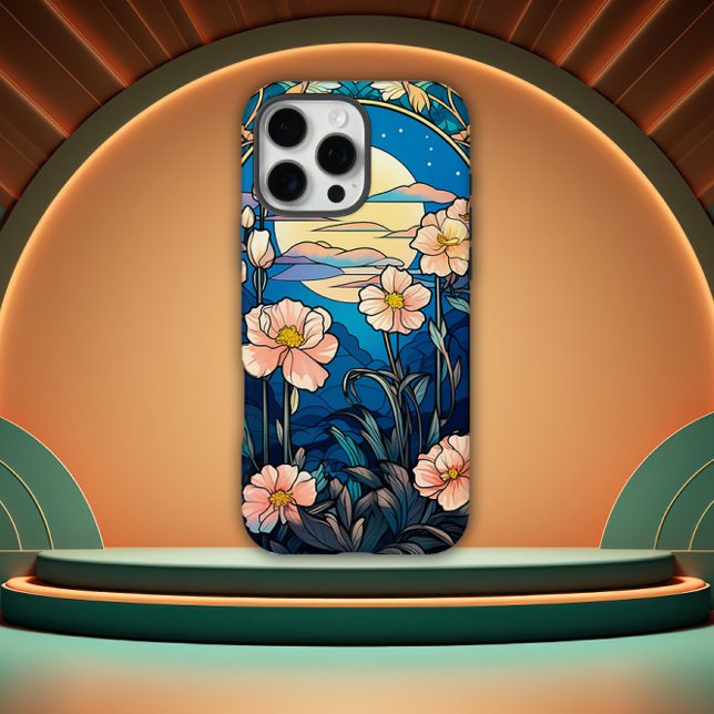 Coques Case-Mate iPhone Inspiré de l'Art Nouveau floral (Créateur téléchargé)