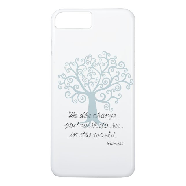 Coques Case-Mate iPhone Inspiré soyez l'arbre de changement (Dos)